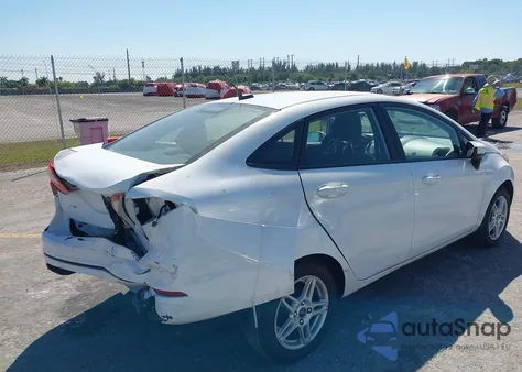 2019 Ford Fiesta Se из США, поврежденный, VIN 3FADP4BJ4KM130749